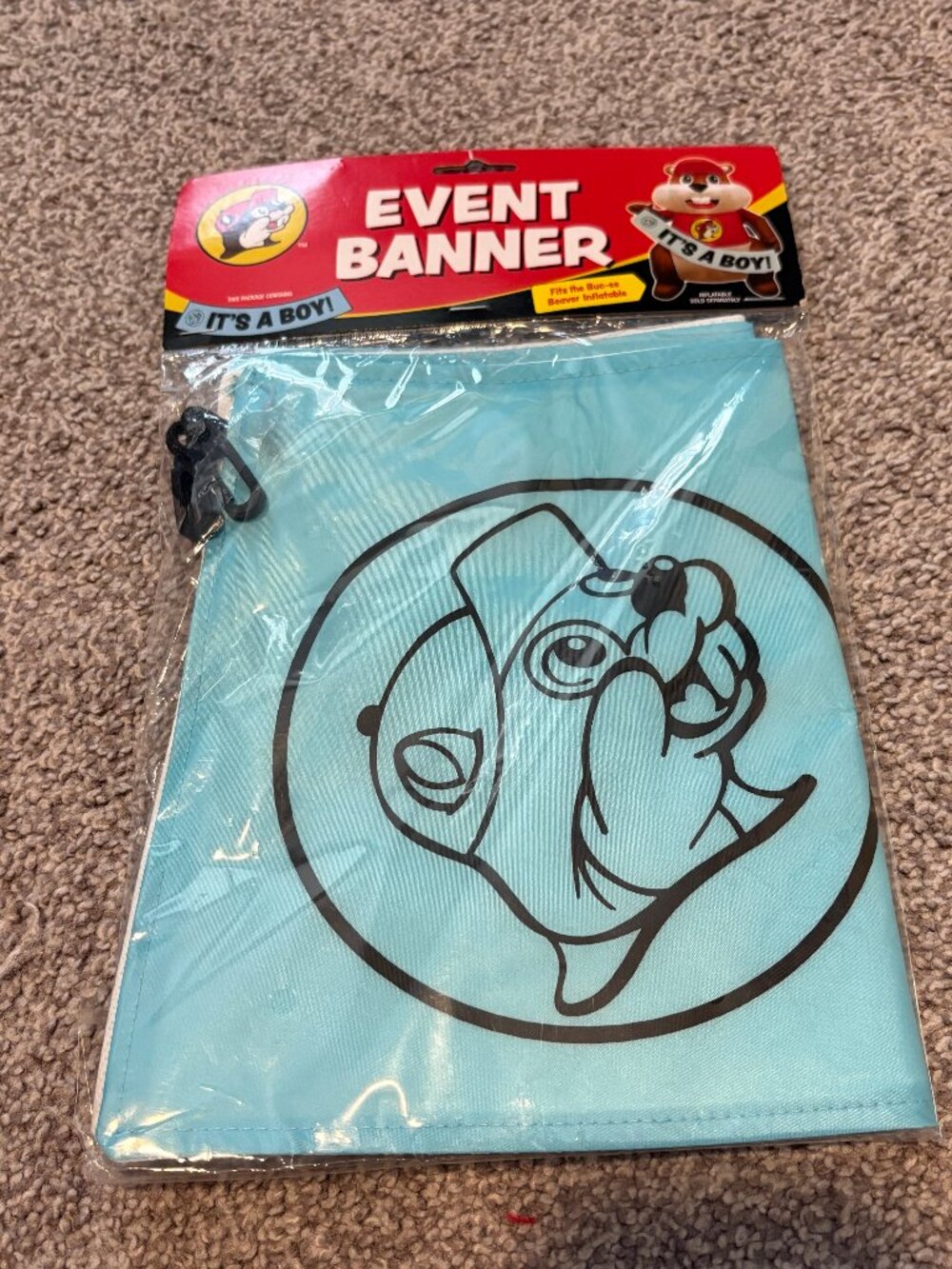 NEW Buc-ee's It's a Boy Banner - Can Use with Buc-ee Inflatable or Hang Up